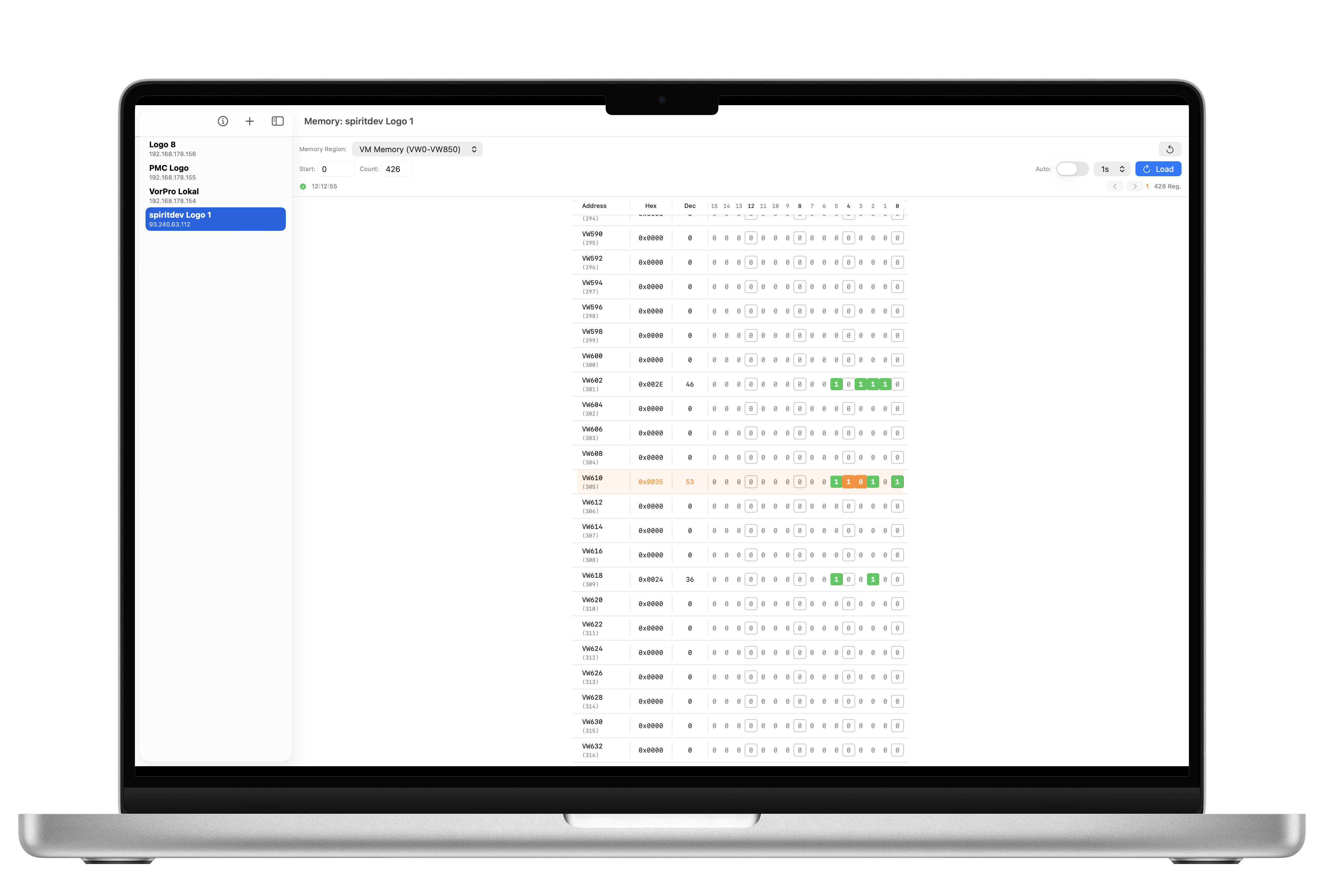 PLC-Inspector Main View